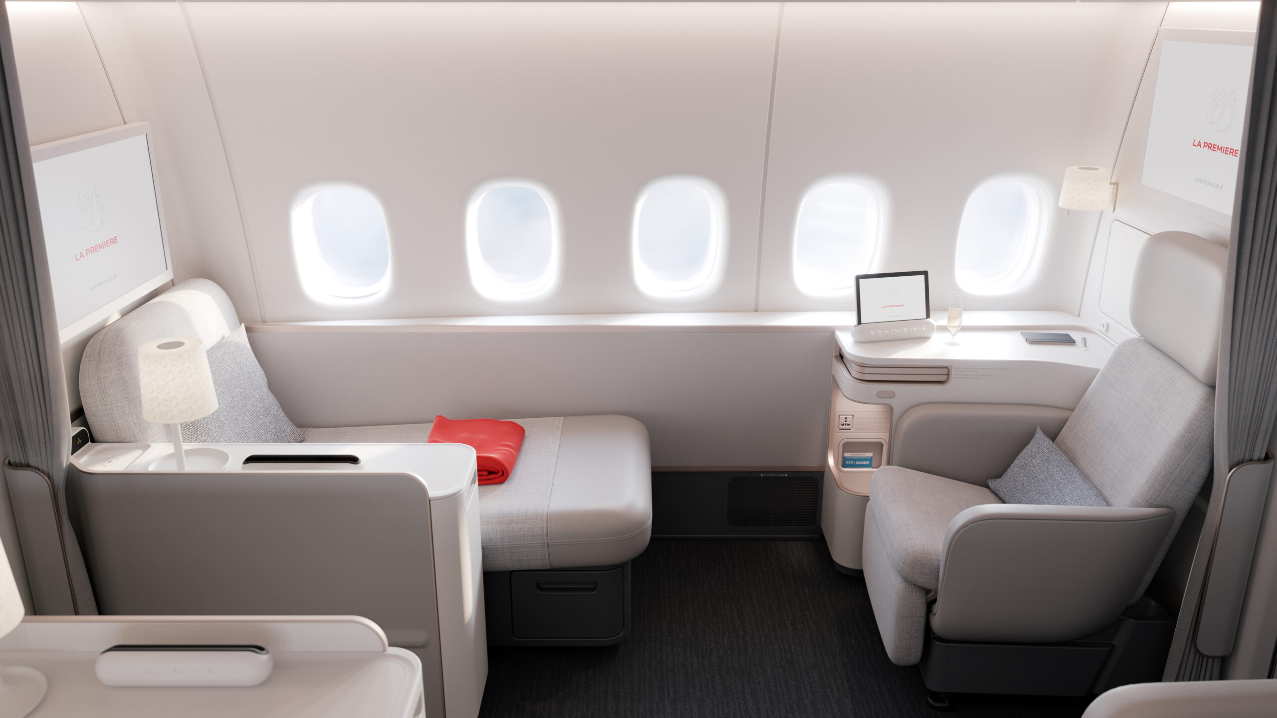 The first aircraft featuring this cabin will take off in the spring