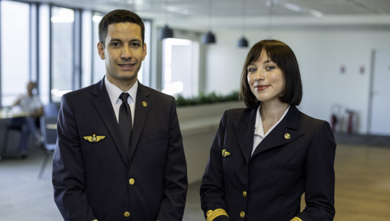 Chafik Kheffafa et Audorisca Roger-Rollé, pilotes d'Air France