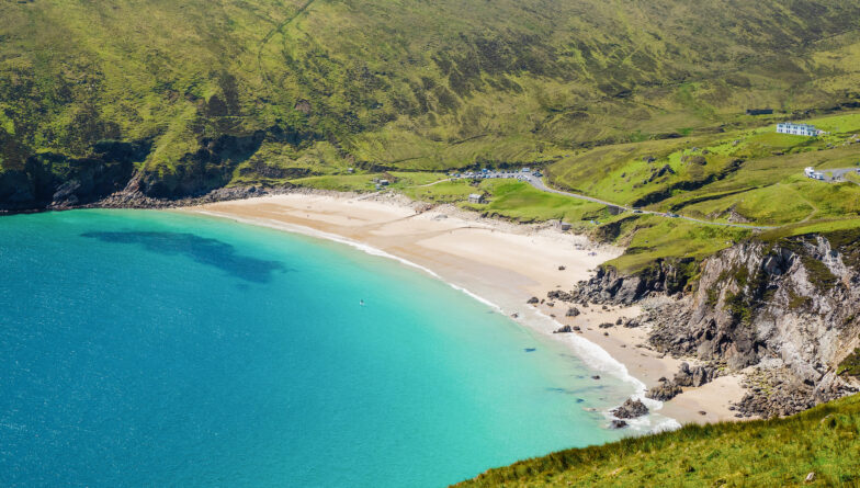 Keem,Beach,,Achill,Island,In,County,Mayo,,Ireland,,Warm,Sunny