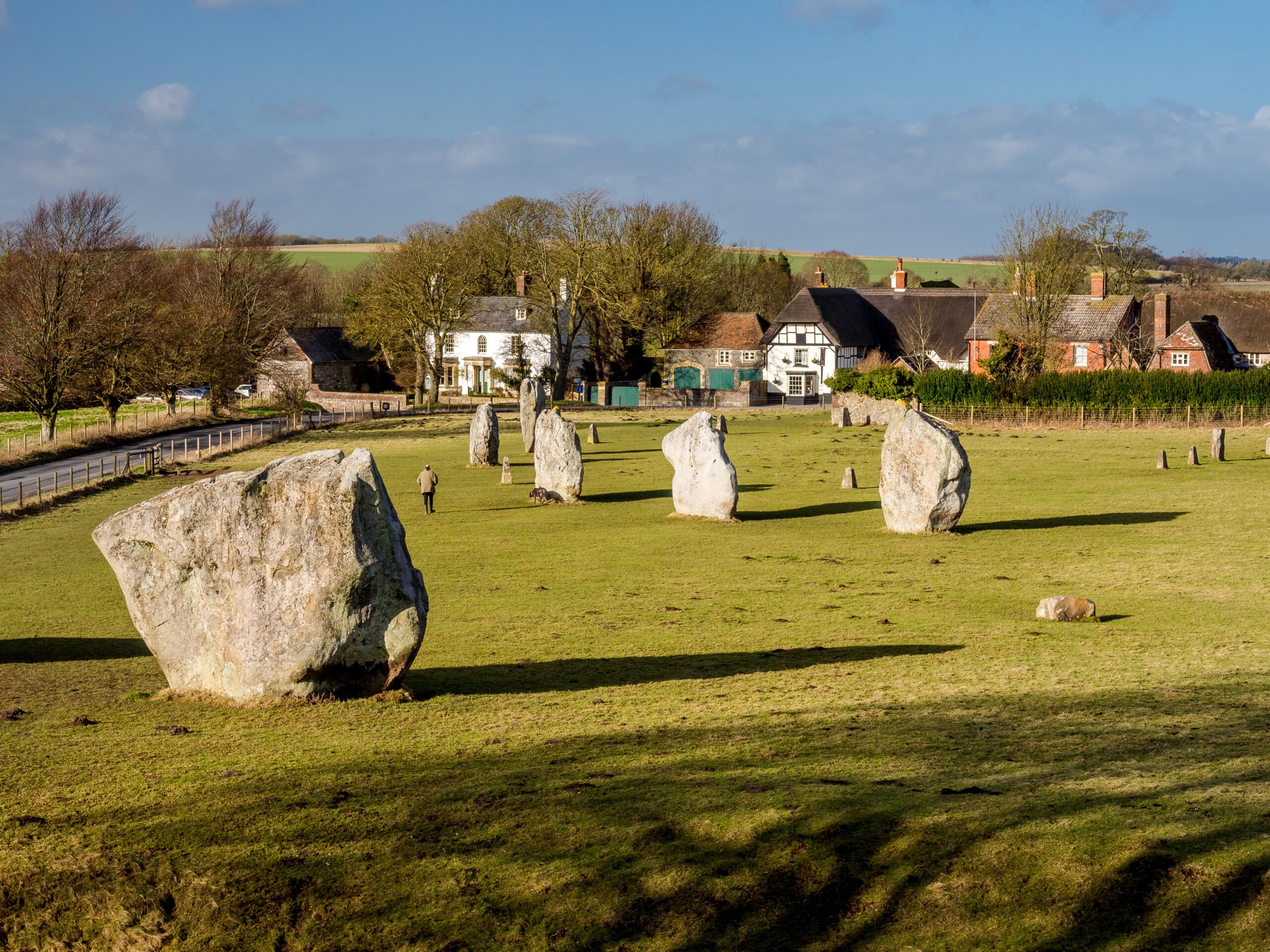 Britain’s oldest road takes you through Neolithic stone circles and quaint villages–it’s one of the best road trips in the country